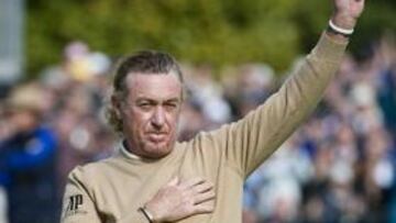 Miguel Ángel Jiménez, ayer.