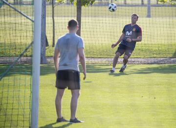 Rubiales y Marchena se entrenan en Krasnodar