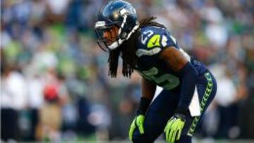 Richard Sherman con los Seattle Seahawks.