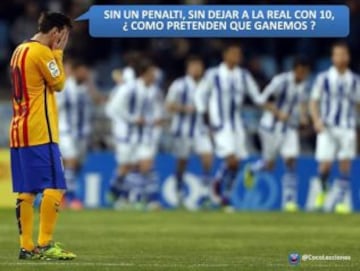 Los mejores memes del Real Sociedad-Barcelona