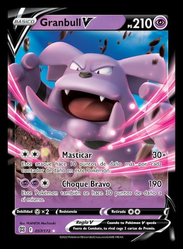 Granbull V de Pokémon JCC Espada y Escudo-Astros Brillantes