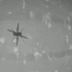 Las primeras imágenes del Ingenuity desde la atmósfera de Marte