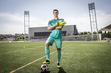 La sesión de fotos de Kepa en su entrevista para el Diario AS