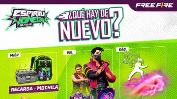 agenda semanal free fire 2024