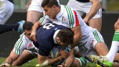 Un drop de Weir salva a Escocia y regala la cuchara a Italia