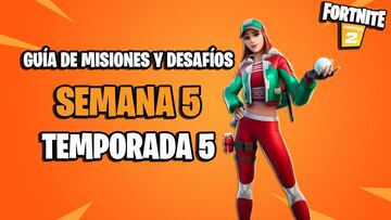 Fortnite Semana 5 Temporada 5: todas las misiones y desafíos; cómo completar y recompensas