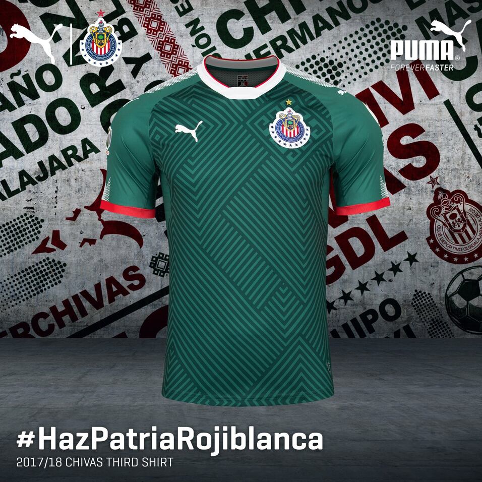 Chivas presenta nueva playera verde para el Apertura 2017 - AS México