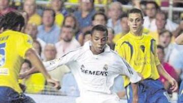 <b>EXCELSO. </b>Robinho deslumbró al mundo con su actuación en el Ramón de Carranza ante el Cádiz.