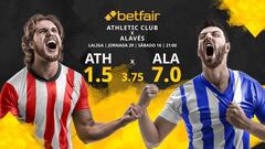Athletic Club vs. Deportivo Alavés: horario, TV, estadísticas, clasificación y pronósticos