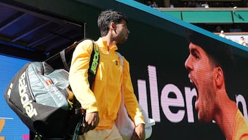 Carlos Alcaraz, en Indian Wells.