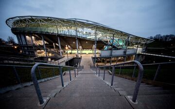 El Red Bull Arena donde juega el RB Leipzig.