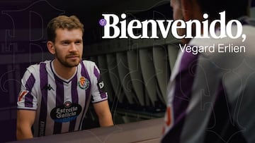Vegard Erlien, nuevo jugador del Real Valladolid.