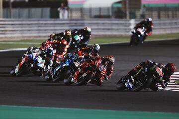 Salida del Gran Premio de Qatar.