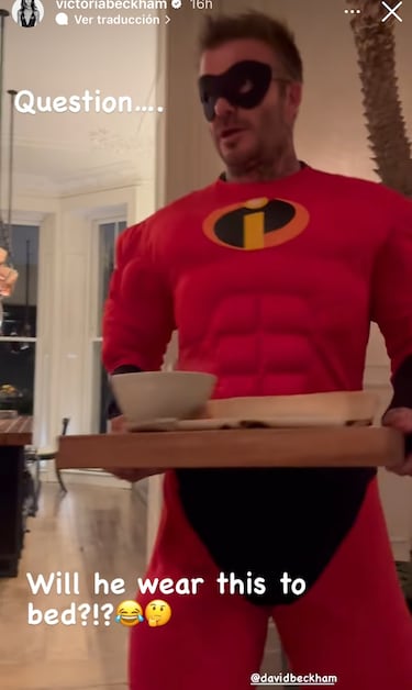 David Beckham sorprende con el disfraz más sexy de Halloween