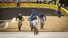 Mariana Pajón gana medalla de oro en BMX en los Juegos Bolivarianos 2022.