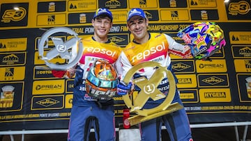 Marcelli y Bou, en un podio de X-Trial.