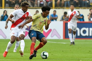 La Selección Colombia enfrentó a la Selección de Perú en el estadio Monumental de Lima a pocos días de comenzar la Copa América ante Argentina