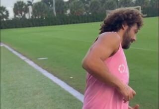 A Falcón le hacen una broma de Halloween y su reacción es imperdible: ¡casi se cae!