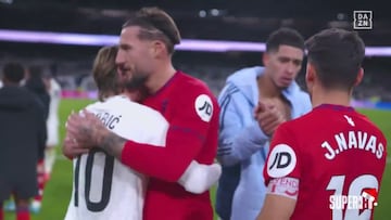 La imagen más potente del adiós de Navas: así le despidió Bellingham