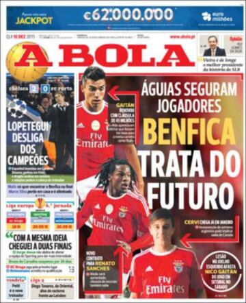 Portadas de la prensa mundial