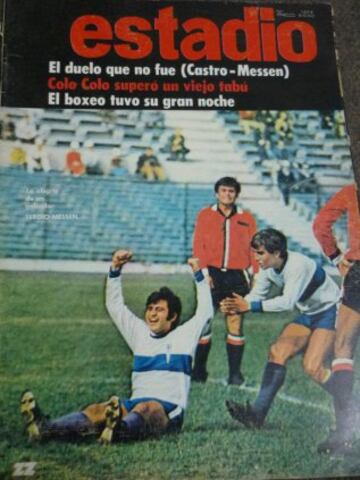 El 16 de septiembre del 1967, Messen anotó por primera vez por Torneos Nacionales. Fueron tres tantos, en un 4-2 de la UC sobre Unión Española, cuando tenía 18 años y 192 días.