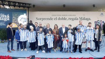 El Málaga, presente en la feria 'Sabor a Málaga'.