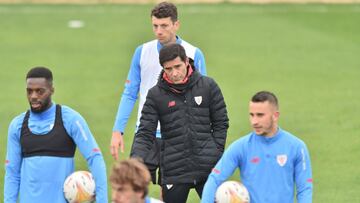 Marcelino, en la sesi&oacute;n de hoy Lezama