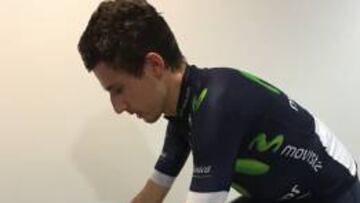 Adriano Malori hace rodillo en el Centro Neurol&oacute;gico de Atenci&oacute;n Integral (CNAI) de Navarra, donde se recupera de su grave ca&iacute;da en el Tour de San Luis.