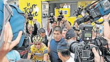 <b>INOCENTE. </b>Michael Rasmussen sigue en carrera después de la polémica con la federación danesa.