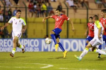 Chile derrotó a Venezuela con goles de Rodrigo Echeverría y Cristián Cuevas.