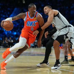 Resumen y resultado del Oklahoma City Thunder - San Antonio Spurs: NBA Cup 2025