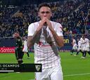 El decisivo gol de Ocampos que mete presión al Real Madrid
