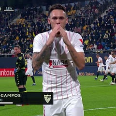 El decisivo gol de Ocampos que mete presión al Real Madrid
