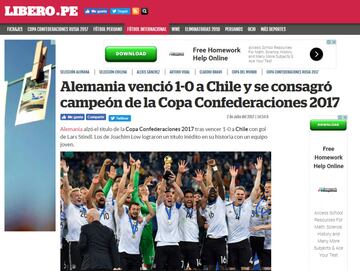 Así reaccionó la prensa en el mundo tras la derrota de Chile