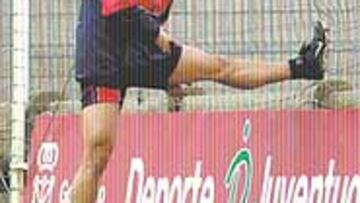 <b>CONTINUIDAD</B>. Cruchaga seguirá defendiendo los colores rojillos.