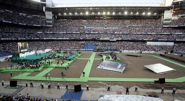 Estadio Santiago Bernabéu.