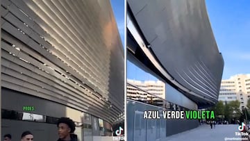 Miles de críticas a la fachada del Bernabéu y un periodista desvela un detalle del que nadie se ha percatado