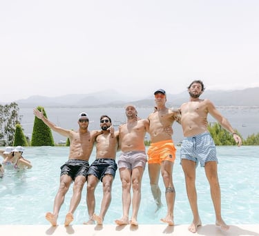 Las vacaciones de los deportistas y famosos