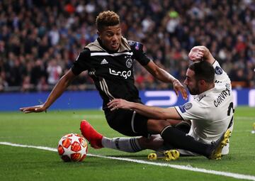 David Neres y Dani Carvajal.