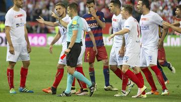 Sevilla's Carriço in hot water for calling Cup final ref "a poof"