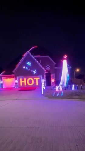 A Houston man, known now as H-Town Frankie has created a creative and intricate Christmas lights/music show but not just with Christmas carols.