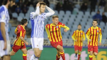 El delantero mexicano jugó el encuentro completo, pero poco mostró después de ser exhibido su equipo ante el Lleida, después de ir ganando por 2-0 al descanso,