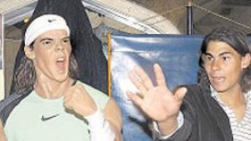 <b>DOBLE. </b>Nadal ya tiene su réplica en el Museo de Cera de Madrid.