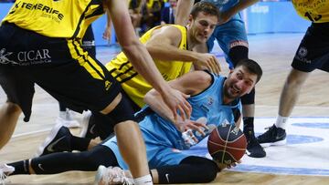 Goran Suton, durante un partido contra el Iberostar Tenerife.