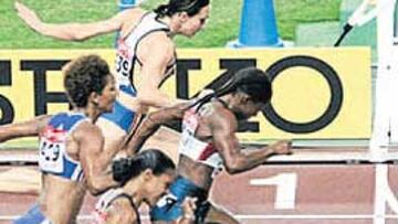 Final de los 100 metros femeninos