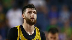 Basketball - EuroBasket Championship - Group B - Bosnia and Herzegovina v France - Cologne Arena, Cologne, Germany - September 6, 2022  Bosnia and Herzegovina's Jusuf Nurkic reacts after the match REUTERS/Thilo Schmuelgen
