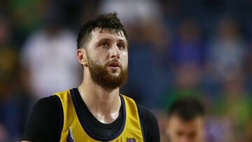 Basketball - EuroBasket Championship - Group B - Bosnia and Herzegovina v France - Cologne Arena, Cologne, Germany - September 6, 2022  Bosnia and Herzegovina's Jusuf Nurkic reacts after the match REUTERS/Thilo Schmuelgen