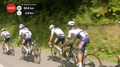 El campeón Evenepoel dijo ‘adiós’ a la corona en el Aubisque