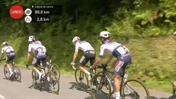 El campeón Evenepoel dijo ‘adiós’ a la corona en el Aubisque