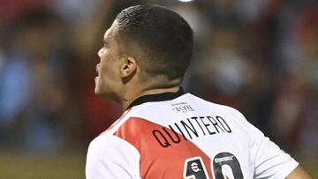Juan Fernando Quintero, volante de River Plate, habló luego de la victoria en Copa Argentina, sobre el nivel que va encontrando y su recuperación física